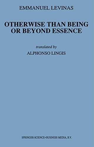 Tapa de Otherwise Than Being Or Beyond Essence