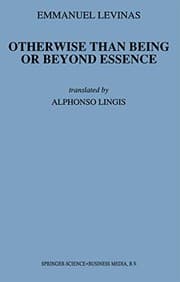 Tapa de Otherwise Than Being Or Beyond Essence