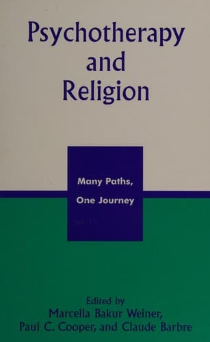 Tapa de Psychotherapy and religion