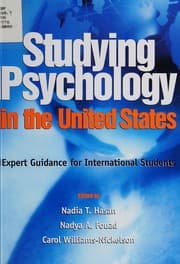 Tapa de Studying psychology in the United States