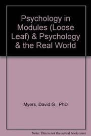 Tapa de Psychology in Modules  & Psychology & the Real World