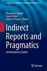 Tapa de Indirect Reports and Pragmatics