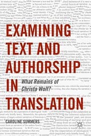 Tapa de Examining Text and Authorship in Translation