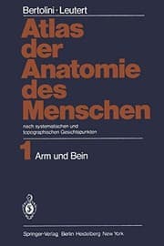 Tapa de Atlas der Anatomie des Menschen : nach systematischen und topographischen Gesichtspunkten Band 1