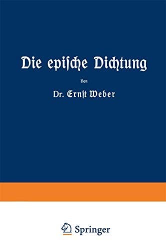 Tapa de Die Epische Dichtung
