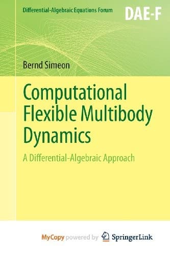 Tapa de Computational Flexible Multibody Dynamics