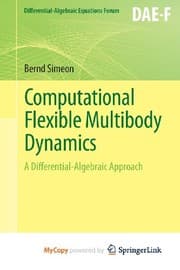 Tapa de Computational Flexible Multibody Dynamics