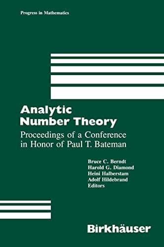 Tapa de Analytic Number Theory