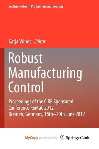 Tapa de Robust Manufacturing Control