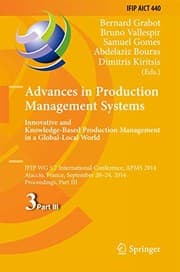 Tapa de Advances in Production Management Systems : Innovative and Knowledge-Based Production Management in a Global-Local World