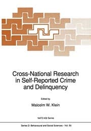 Tapa de Cross-National Research in Self-Reported Crime and Delinquency