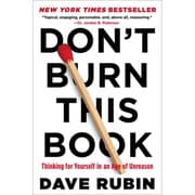 Tapa de Don't burn this book