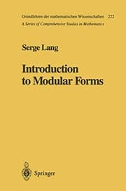Tapa de Introduction to Modular Forms
