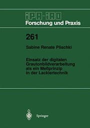 Tapa de Einsatz der digitalen Grautonbildverarbeitung als ein Meßprinzip in der Lackiertechnik