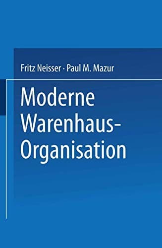 Tapa de Moderne Warenhaus-Organisation