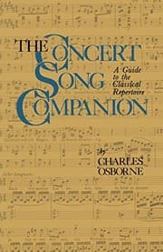 Tapa de The Concert Song Companion