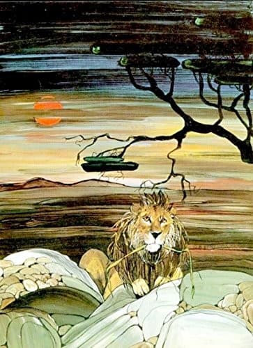 Tapa de Lion and Blue