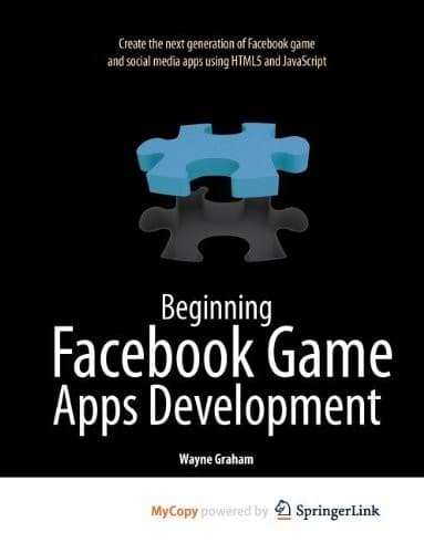Tapa de Beginning Facebook Game Apps Development