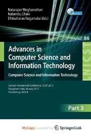 Tapa de Advances in Computer Science and Information Technology. Computer Science and Information Technology