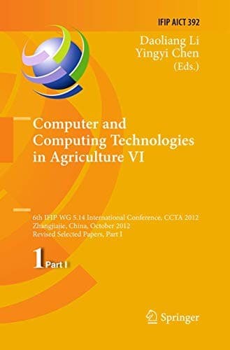 Tapa de Computer and Computing Technologies in Agriculture VI