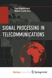 Tapa de Signal Processing in Telecommunications