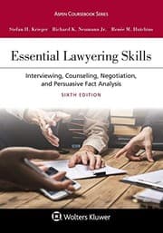 Tapa de Essential Lawyering Skills