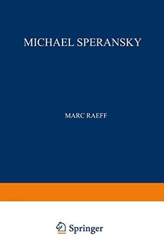 Tapa de Michael Speransky