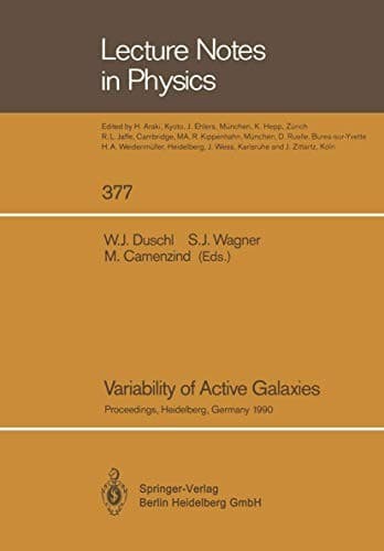 Tapa de Variability of Active Galaxies