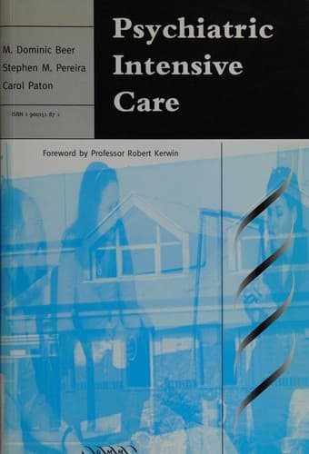 Tapa de Psychiatric intensive care
