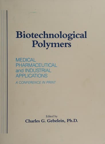 Tapa de Biotechnological polymers