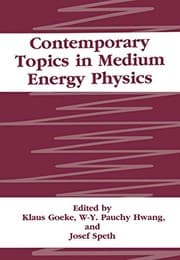 Tapa de Contemporary Topics in Medium Energy Physics