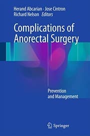 Tapa de Complications of Anorectal Surgery