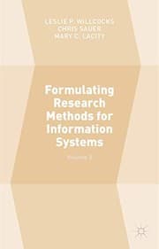Tapa de Formulating Research Methods for Information Systems