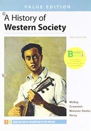 Tapa de Loose-leaf Version for A History of Western Society, Value Edition, Volume II