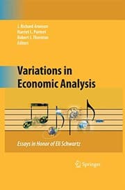 Tapa de Variations in Economic Analysis