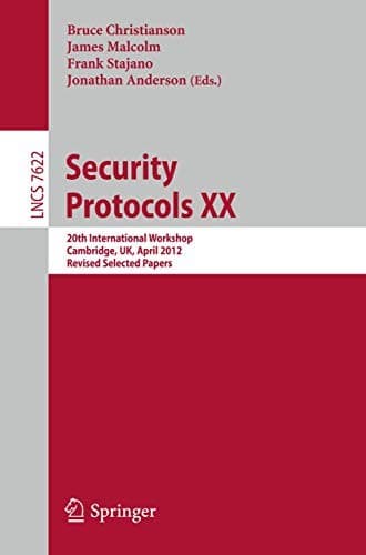 Tapa de Security Protocols XX