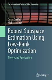 Tapa de Robust Subspace Estimation Using Low-Rank Optimization
