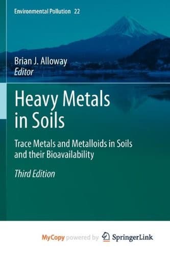 Tapa de Heavy Metals in Soils