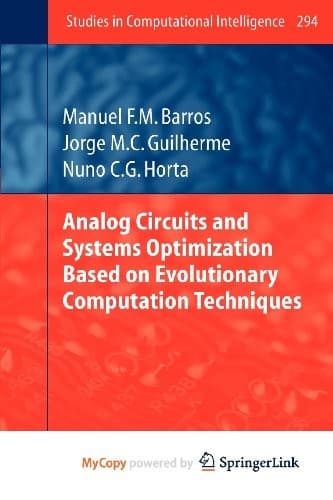 Tapa de Analog Circuits and Systems Optimization based on Evolutionary Computation Techniques
