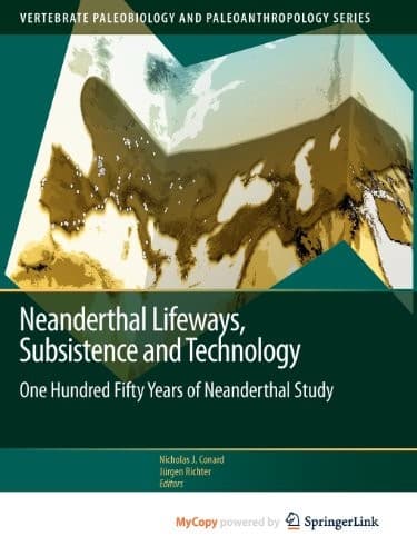 Tapa de Neanderthal Lifeways, Subsistence and Technology