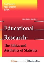 Tapa de Educational Research - the Ethics and Aesthetics of Statistics