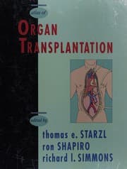 Tapa de Atlas of organ transplantation
