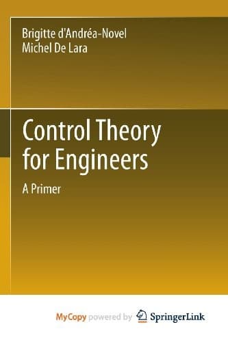 Tapa de Control Theory for Engineers