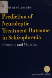 Tapa de Prediction of Neuroleptic Treatment Outcome in Schizophrenia