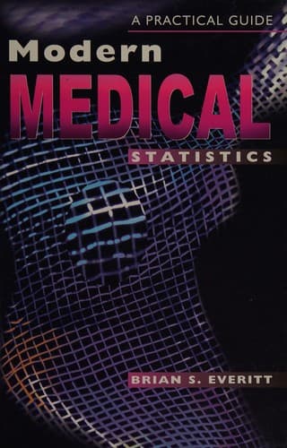 Tapa de Modern medical statistics