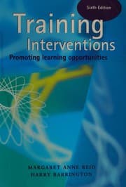 Tapa de Training interventions