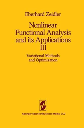 Tapa de Nonlinear Functional Analysis and its Applications