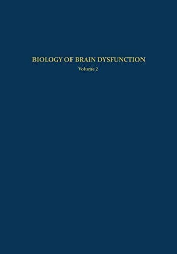 Tapa de Biology of brain dysfunction