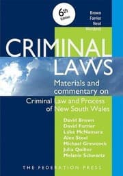 Tapa de Criminal Laws