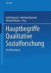 Tapa de Hauptbegriffe Qualitative Sozialforschung